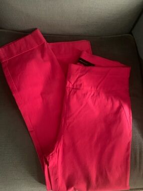 New York & Company Hot Pink Stretch Pants Size S